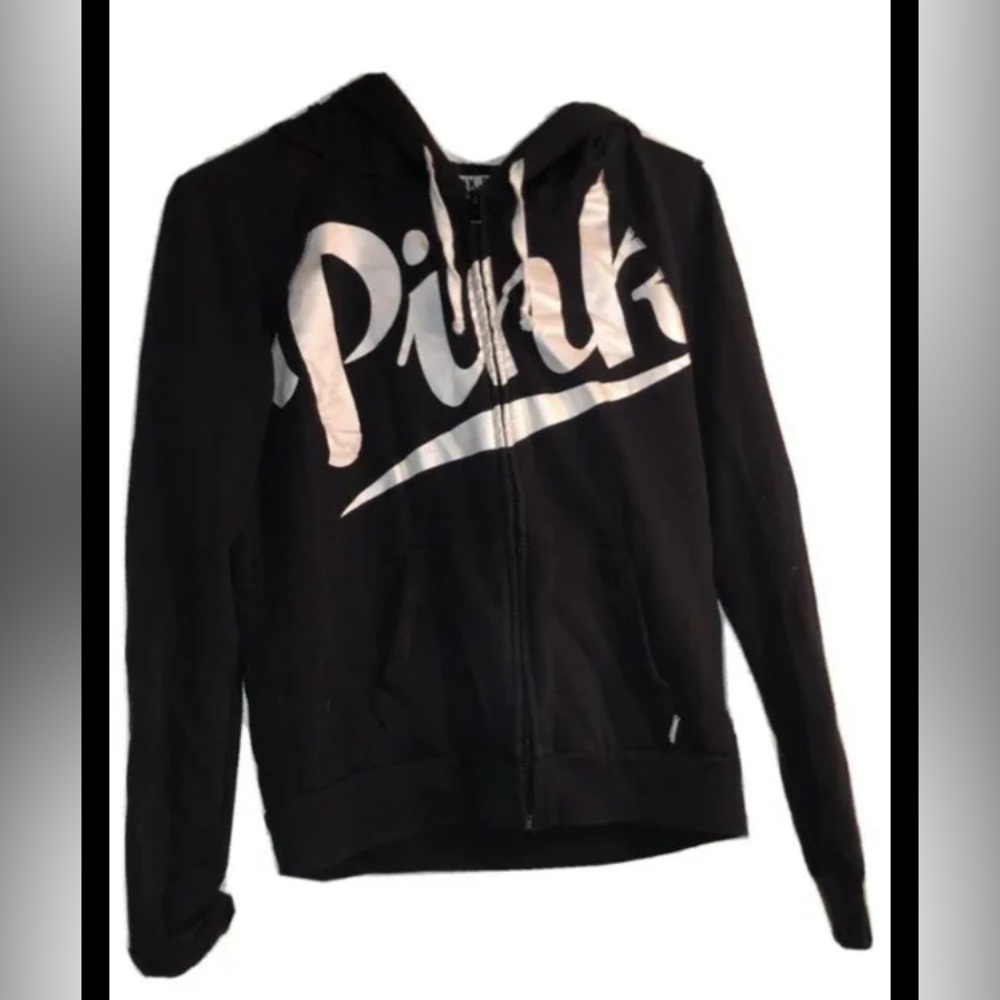 Size small PINK zip up with hoodie